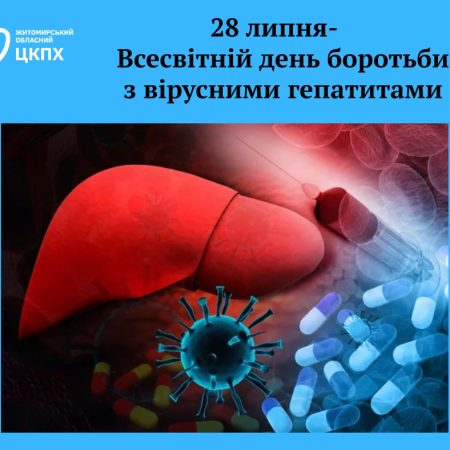 28 липня – Всесвітній день боротьби з вірусними гепатитами