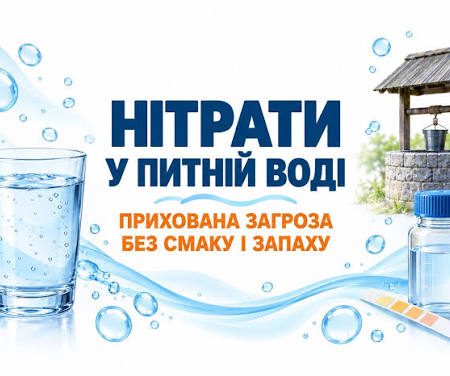 Нітрати у питній воді: прихована загроза